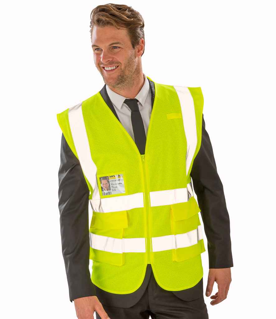 Result Safe-Guard Executive Cool Mesh Safety Vest - PenCarrie
